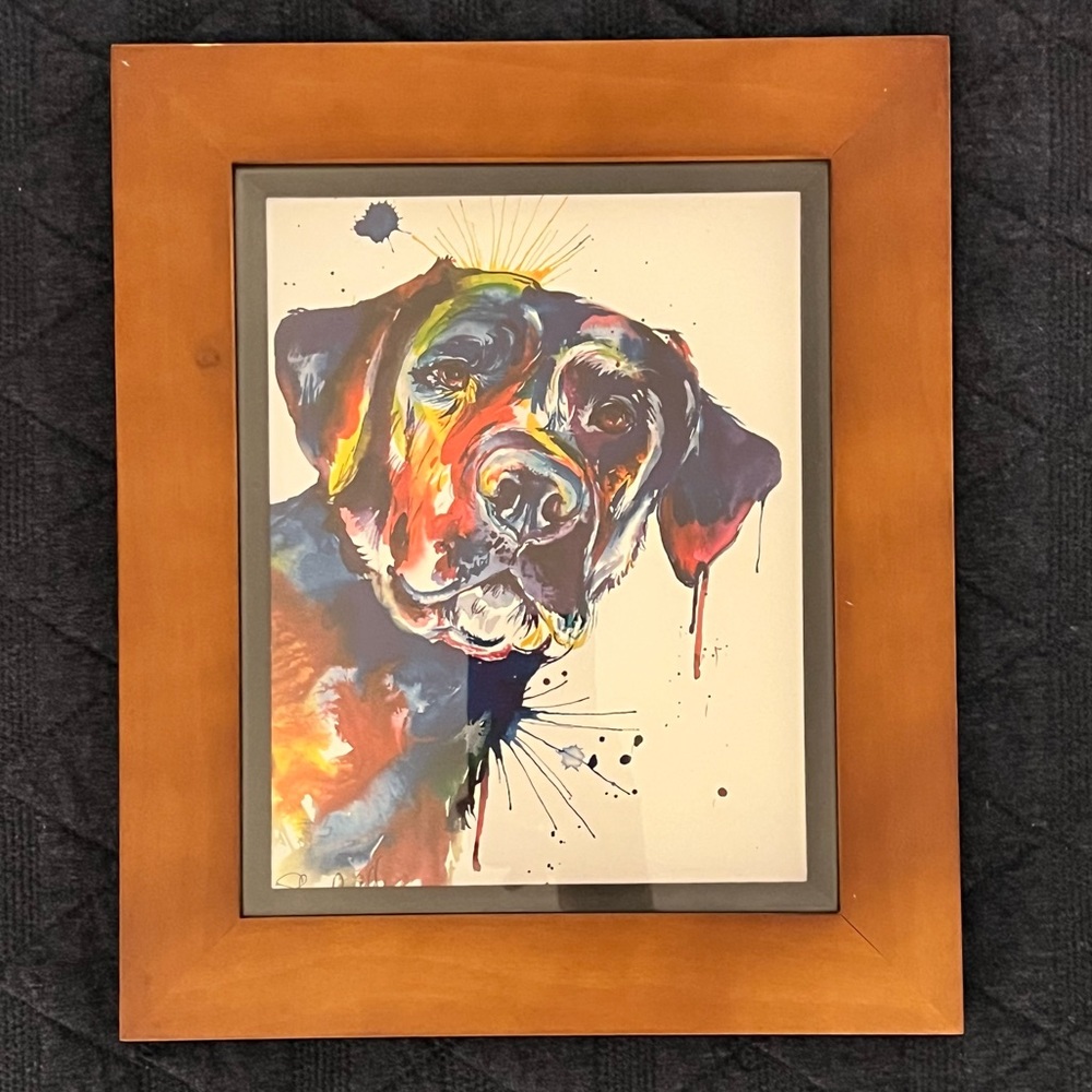 ⭐️Host Pick⭐️ Weekday Best Fine Art & Portrait “Black Lab” print and frame